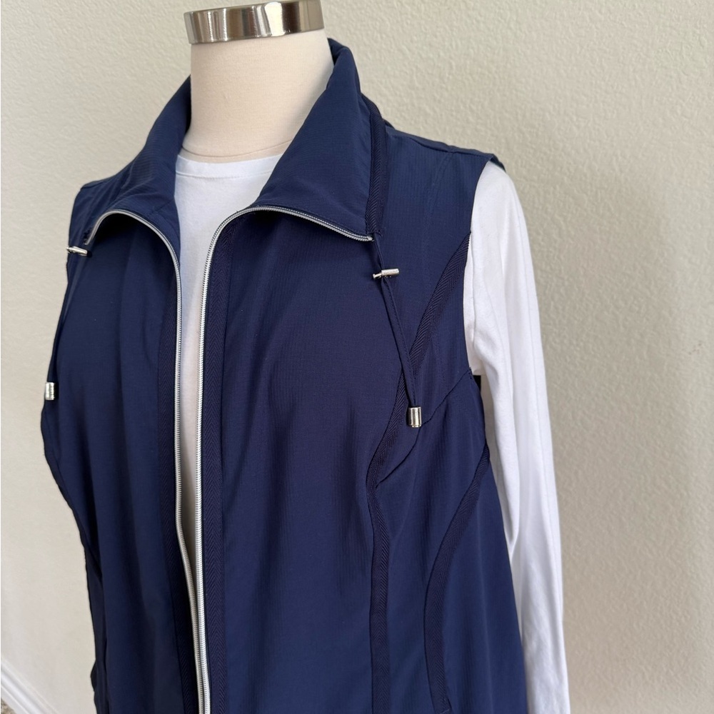 Chico’s Women's Navy Vest size 20 (Chicos size 4) - Picture 3 of 13